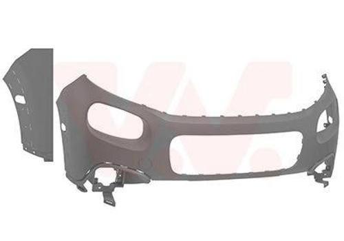 Citroen  C3  2016-2020  Ön Tampon Astarlı Gri/Dodik Delikli (Tyg) (Oem No:1618082680)