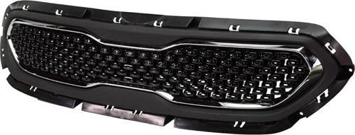 Kia Niro- 2017-2019  Ön Panjur Siyah (Nikelaj Çerçeveli) (Tyg) (Oem No:86350G5000)