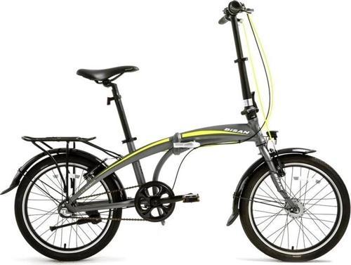 FX 3500-NX3 KATLANIR BİSİKLET 32CM V 20 JANT NEX.3 VİTES METALİK GRİ SARI