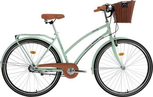 SERENITY KADIN ŞEHİR BİSİKLETİ 48CM V 28 JANT NEX.3 VİTES MİNT YEŞİL SİLVER