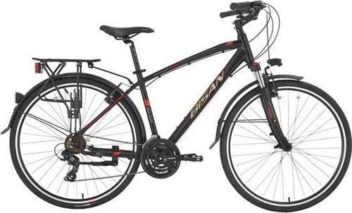 TRX 8100 CITY ERKEK ŞEHİR BİSİKLETİ 460CM V 28 JANT 21 VİTES MAT SİYAH KIRMIZI