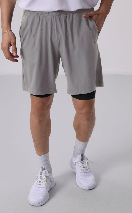 Taş İnce Yumuşak Standart Fit Erkek Taytlı Şort - 81287