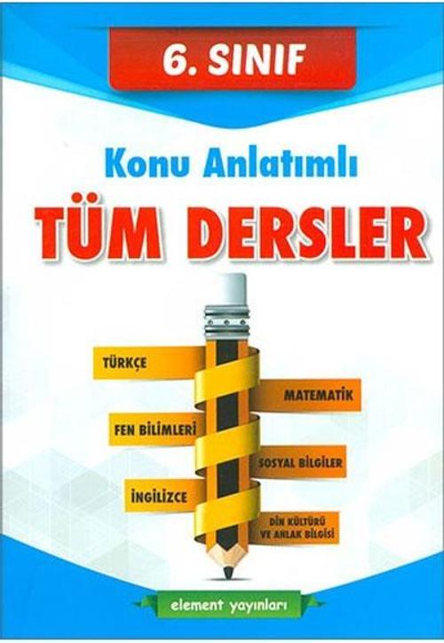 Element Yayınları 6. Sınıf Tüm Dersler Konu Anlatım