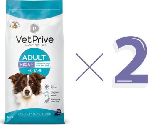Orta Ve İri Irk Yetişkin Köpek Maması Kuzu Etli 14 Kg X 2 Adet
