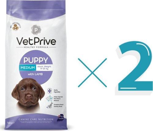 Orta Ve İri Irk Yavru Köpek Maması Kuzu Etli 14 Kg X 2 Adet