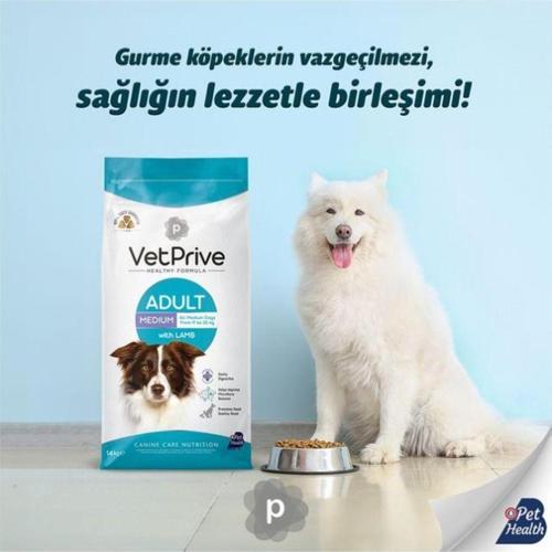 Orta Ve Iri Irk Yetişkin Köpek Maması Kuzu Etli 14 Kg