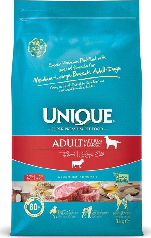 Orta Ve Iri Irk Yetişkin Köpek Maması Kuzu Etli 3 Kg