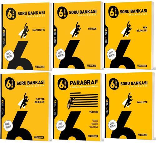 Hız 2026 6. Sınıf Matematik Türkçe Fen Sosyal İngilizce Paragraf Soru Bankası Seti 6 Kitap