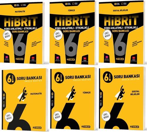 Hız 2026 6. Sınıf Matematik + Türkçe + Sosyal Soru + Hibrit - Konu Seti 6 Kitap