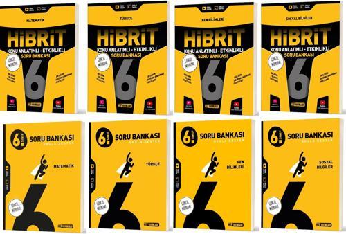 Hız 2026 6. Sınıf Matematik Türkçe Fen Sosyal Soru + Hibrit - Konu Seti 8 Kitap