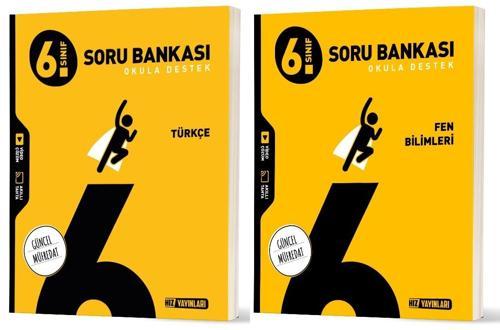 Hız 2026 6. Sınıf Türkçe + Fen Bilimleri Soru Bankasıseti 2 Kitap