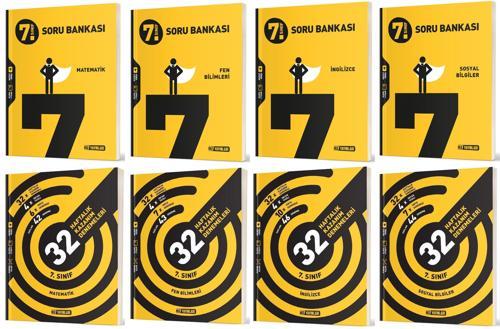 Hız 2025 7. Sınıf Matematik İngilizce Fen Sosyal Soru + 36 Haftalık Deneme Seti 8 Kitap