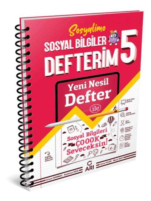 Arı Yayınları 5. Sınıf Sosyal Bilgiler Sosyalimo Defterim 