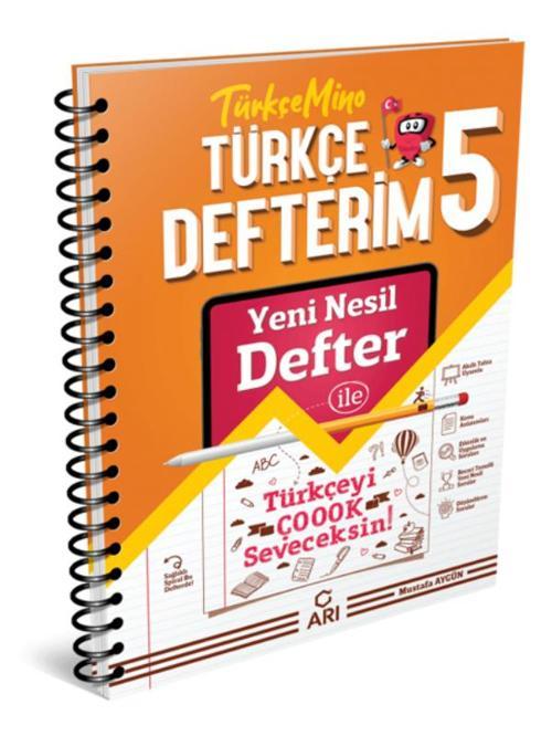 Arı Yayınları 5. Sınıf Türkçe Türkçemino Defterim 