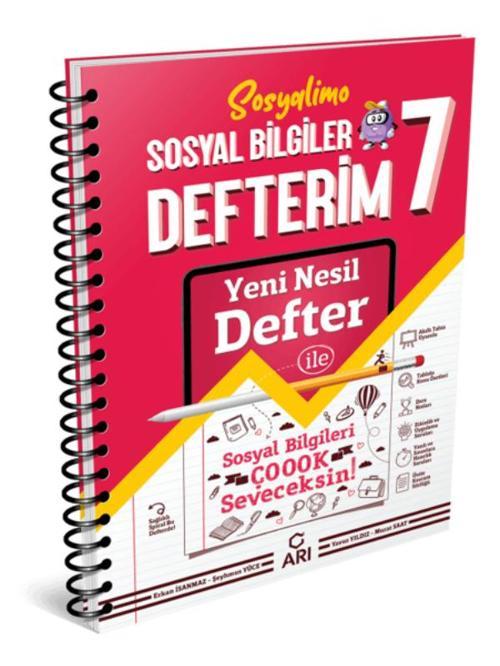 Arı Yayınları 7. Sınıf Sosyal Bilgiler Sosyalimo Defterim 