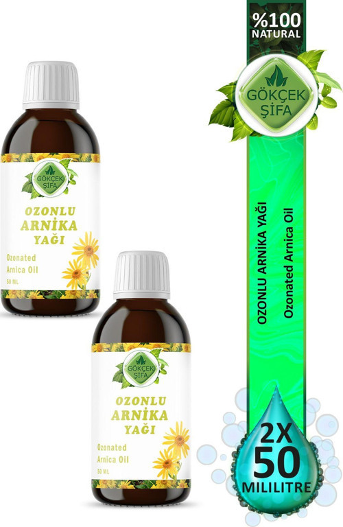 Ozonated Arnica Oil (Ozonlu Arnika Yağı) 50 Ml. X 2