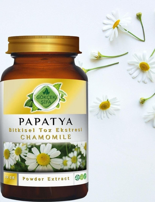 Papatya Toz Ekstresi 80 Gr Cam Kavanoz