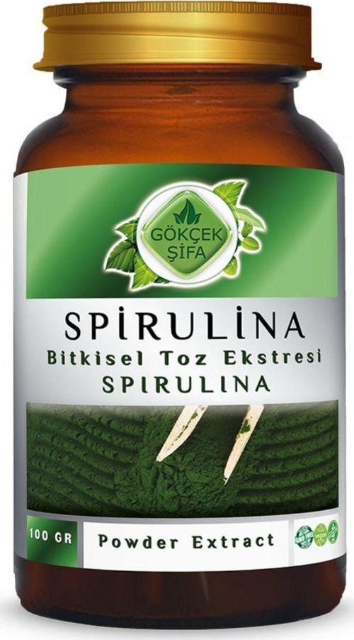 Spirulina Toz Ekstresi 100 Gr Cam Kavanoz