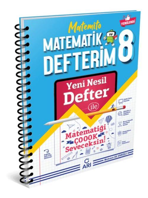 Arı Yayınları 8. Sınıf Matematik Matemito Defterim 
