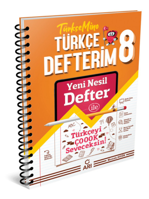 Arı Yayınları 8. Sınıf Türkçe Türkçemino Defterim