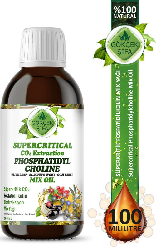Fosfatidilkolin Süperkritik Mix Yağı 100 Ml (Phosphatidylcholine Supercritical Mix Oil)