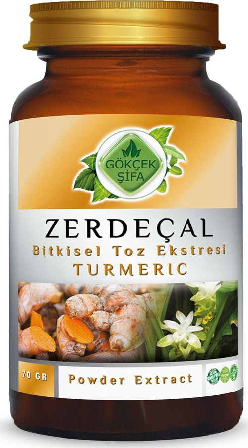 Zerdeçal Toz Ekstresi Cam 70 Gr