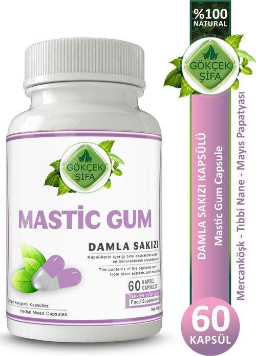 Mastic Gumm ( Damla Sakız ) Kapsül 60 Adet