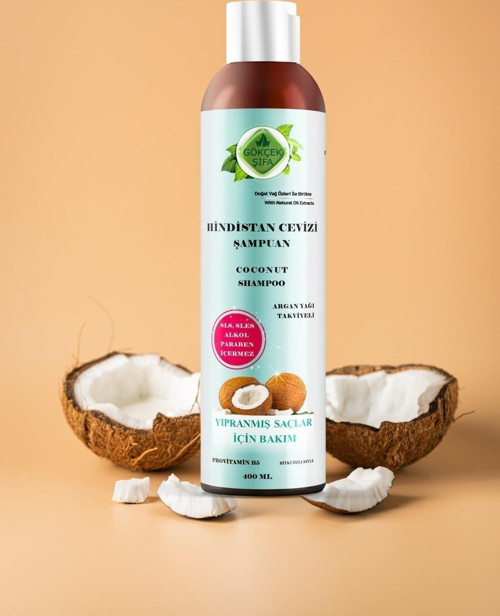 Hindistan Cevizi Şampuan 400Ml - ( Yıpranmış Saçlar Için )