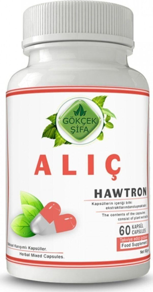 Alıç Kapsül- 60 Bitkisel Kapsül (1000 Mg)