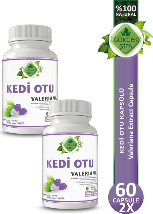 Kedi Otu Kapsül (Valeriana Capsule) X 2