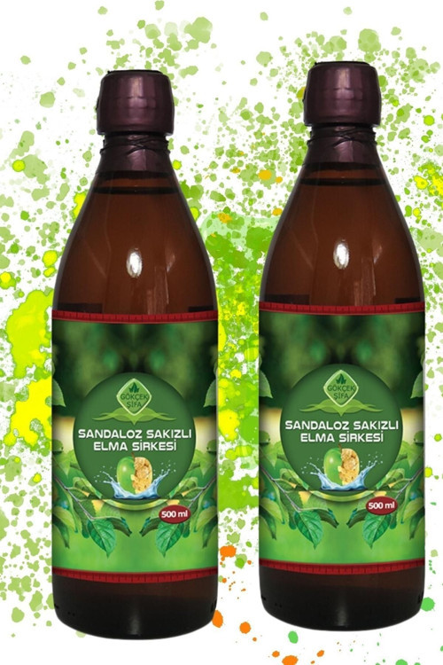 Sandaloz Sakızlı Elma Sirkesi ×2