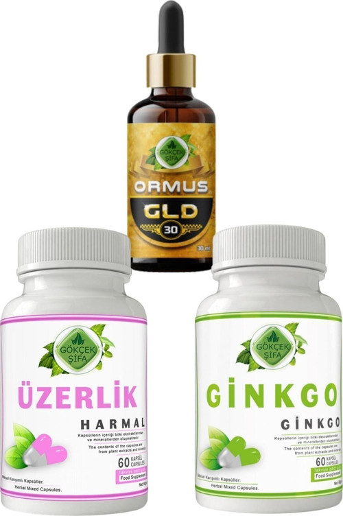 Ormus Gld + Ginkgo Kapsül + Üzerlik Kapsül Iq Seti