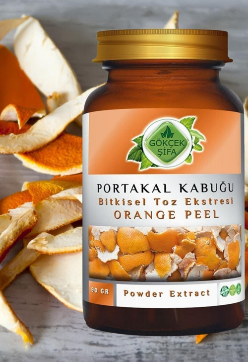 Portakal Kabuğu Toz Ekstresi 90 Gr Cam Kavanoz