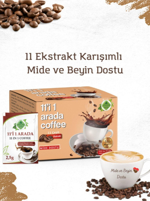 11'İ 1 Arada Coffee 3700Mg ( 11 Çeşit Ekstrakt Karışım Coffe )