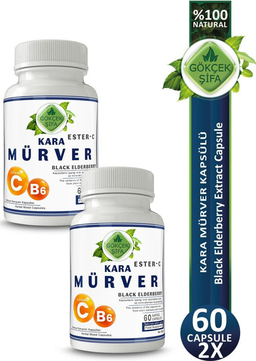 Kara Mürver Kapsül (Black Elderberry Capsule) X 2
