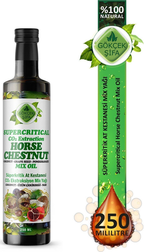 At Kestanesi Süperkritik Mix Yağı 250 Ml (Horse Chestnut Supercritical Mix Oil)