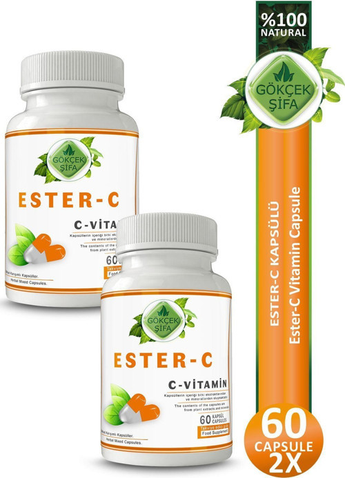 Ester-C Kapsül (Ester C Vitamin Capsule) X 2
