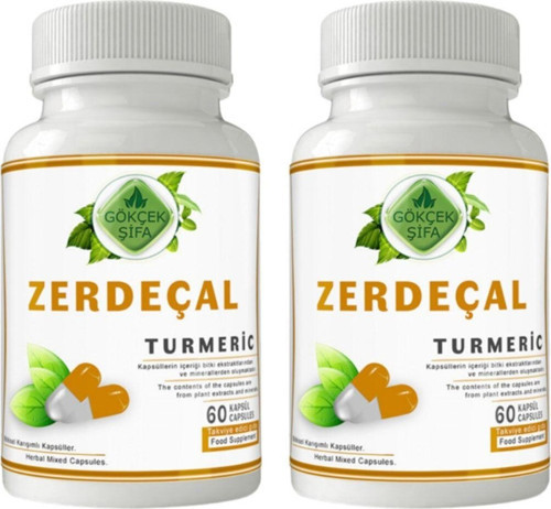Zerdeçal Kapsül - 60 Kapsül 1000 Mg X 2