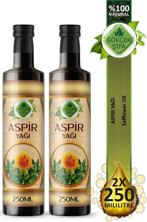Aspir Yağı (Safflower Oil) 250 Ml. X 2