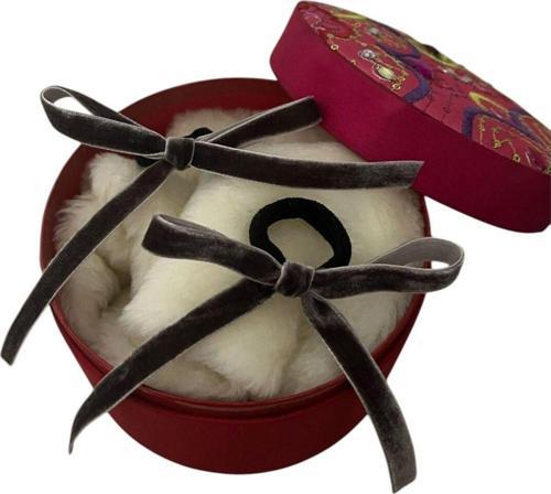 Kadın Kadife Kurdele Fiyonk Lastıklı Toka 2 Li Takım