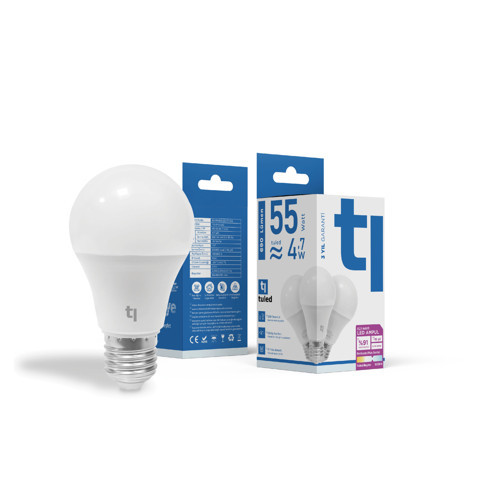 Redeem Plus A60S E27 LED Ampul, Titreşimsiz, Göz Konforu, Tekli, 690 Lümen, Tuled Beyazı, 5000 Kelvin