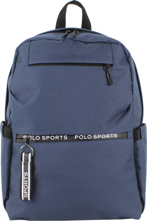 Okul Çanta Lacivert Yandan Cepli Geniş İç Hacim Su Geçirmez Kumaş