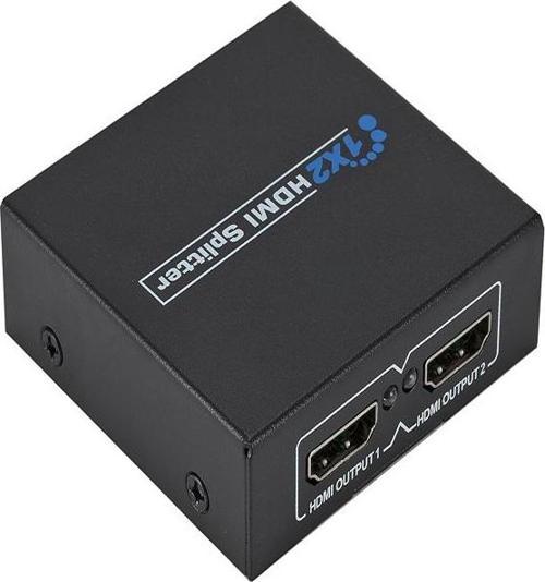 Hdmı Çoklayıcı Çoğaltıcı Dağıtıcı Metal Kasa 4K Uhd 3D 1.4V 1 Giriş 2 Çıkış 1080P