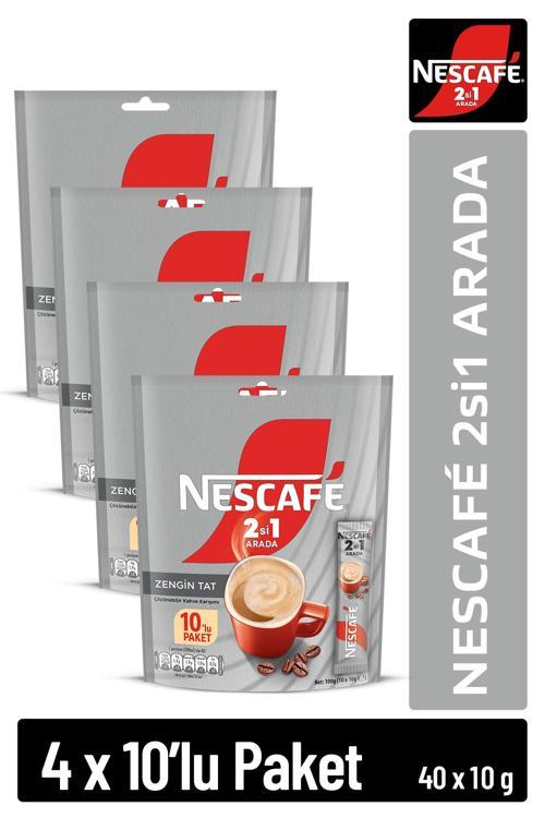 Nescafé 2si1 Arada 10'lu Çoklu Paket 10x4