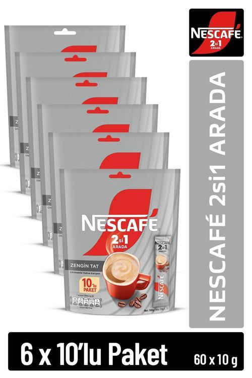Nescafé 2si1 Arada 10'lu Çoklu Paket 10x6