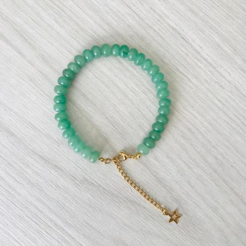 GERÇEK AVENTURİN TAŞI BİLEKLİK (A+ KALİTE ) MKT2025023