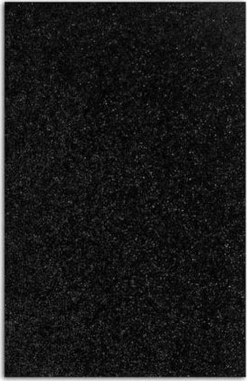 Yapışkanlı Simli Eva 50X70 Siyah Rulo Şeklinde