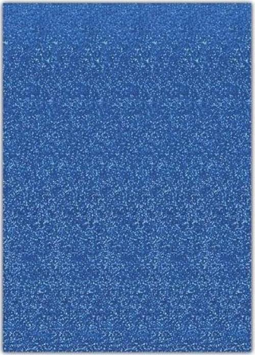 Yapışkanlı Simli Eva 50X70 Mavi Rulo Şeklinde - 4 adet