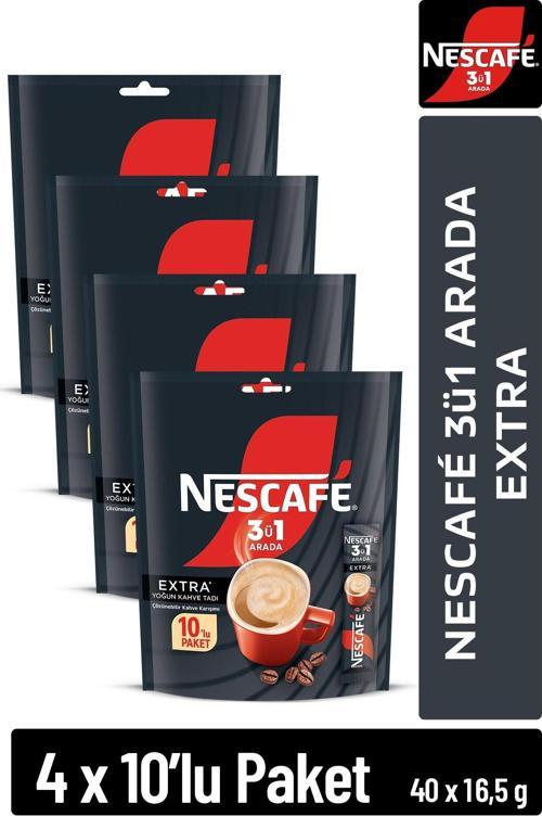 3ü1 Arada Extra Çözünebilir Kahve 16,5g 10'lu Paket 10X4