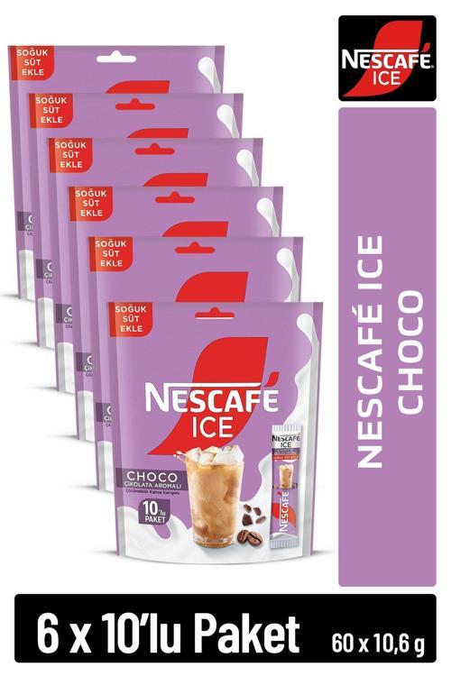 ICE Choco Çikolata Aromalı Çözünebilir Kahve 10,6g 10'lu Paket 10X6